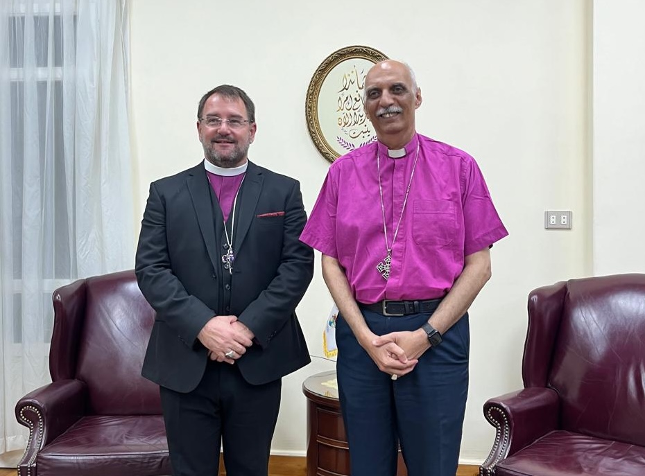 Read more about the article Archbishop Samy welcomes Bishop Sean to Cairo